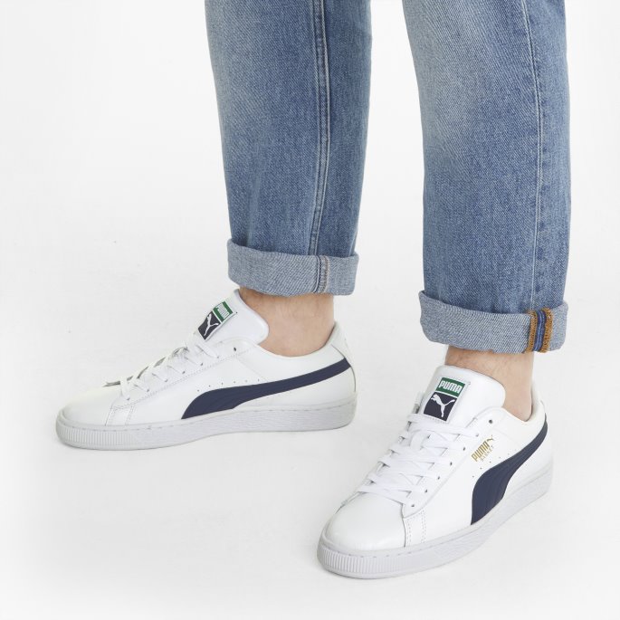 Hvit-peacoat Kurv Klassiske Xxi Menn Joggesko Puma På Salg