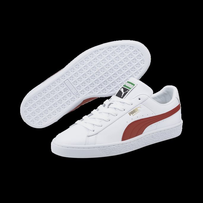 Basket Classic Xxi Sneakers White-chili Oil Puma På Salg