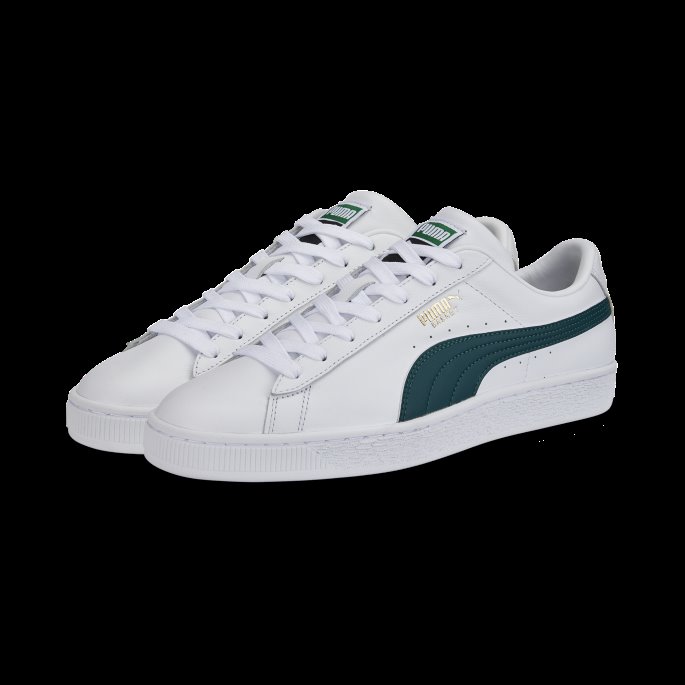 Kurv Klassiske Xxi Joggesko Puma På Tilbud Hvit-varsity Grønn
