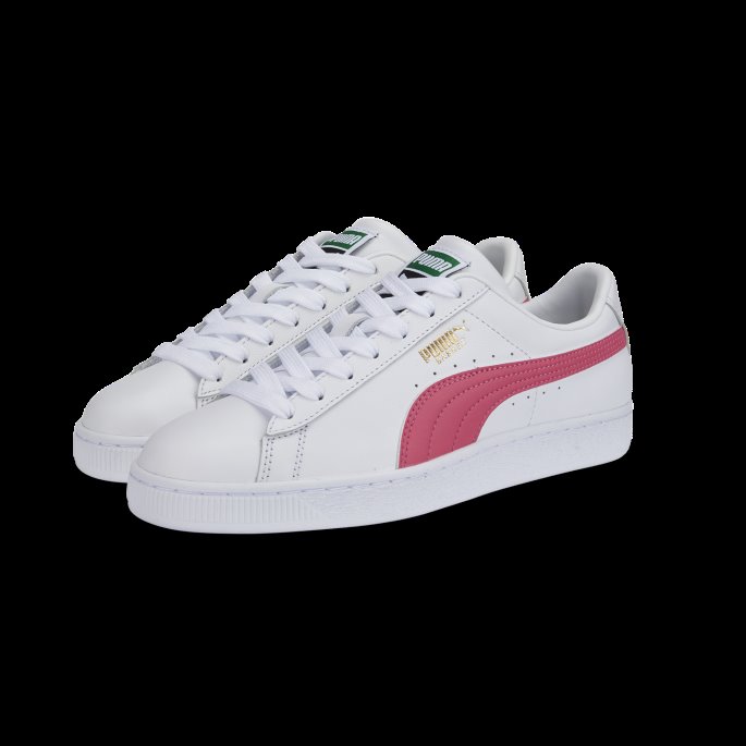 Puma På Tilbud Kurv Klassiske Xxi Sneakers Hvit-solnedgang Rosa