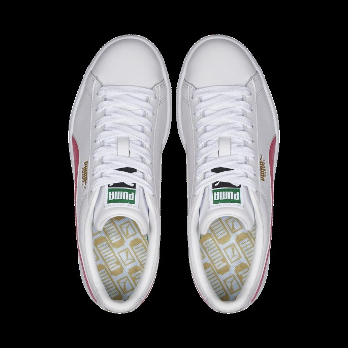 Puma På Tilbud Kurv Klassiske Xxi Sneakers Hvit-solnedgang Rosa