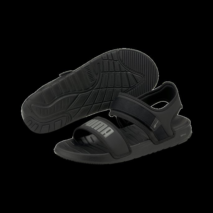 Black-castlerock Softride Sandaler Puma På Salg