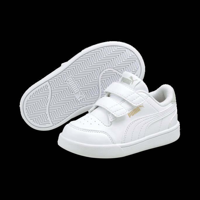 Hvit-hvit-grå Fiolett-gull Shuffle V Babysko Puma På Tilbud