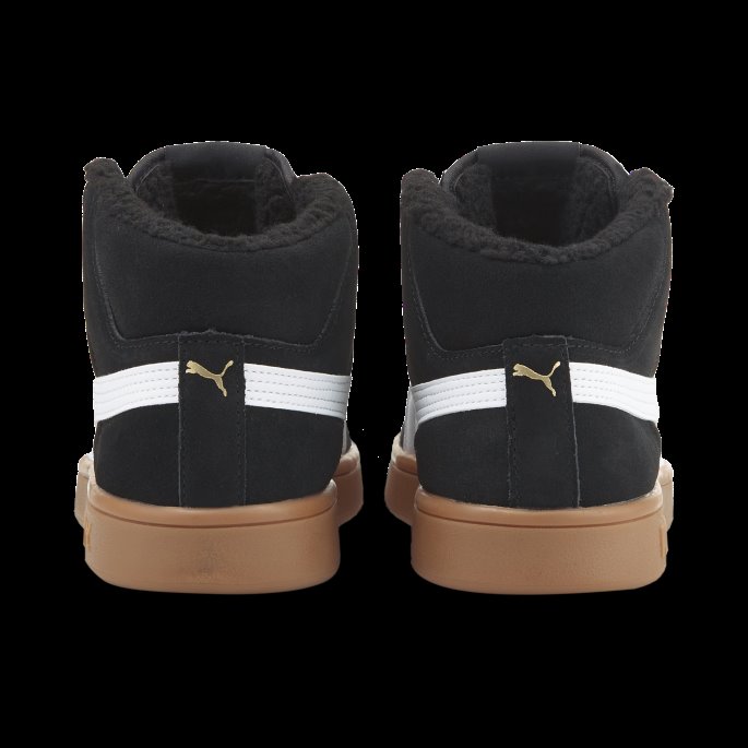 Puma På Tilbud Smash V2 Mid Winter Trainers Black-white-gum