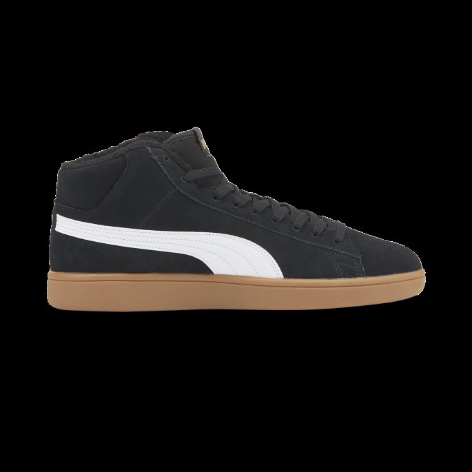 Puma På Tilbud Smash V2 Mid Winter Trainers Black-white-gum