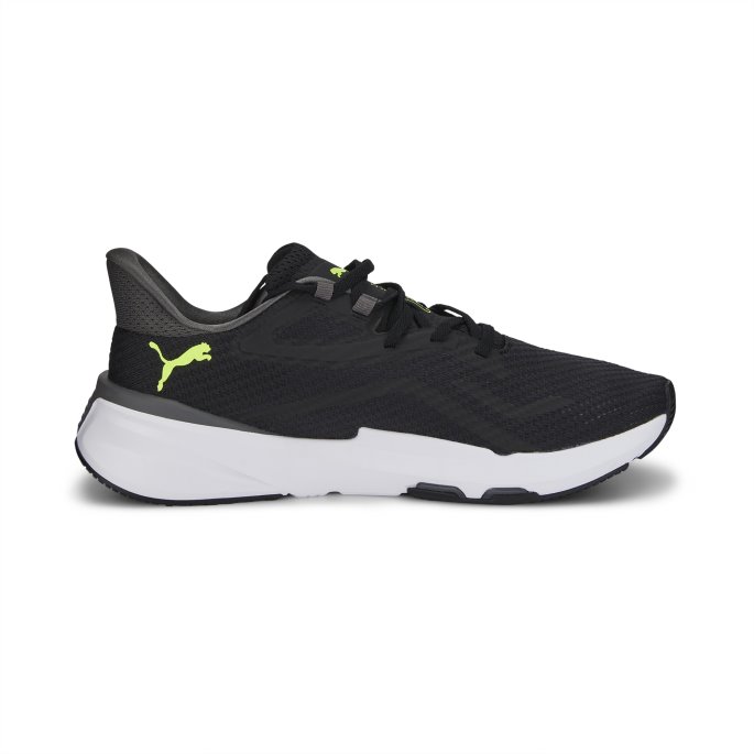 Black-castlerock-lime Squeeze Pwrframe Treningssko For Menn Puma På Tilbud