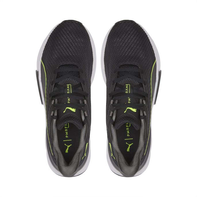 Black-castlerock-lime Squeeze Pwrframe Treningssko For Menn Puma På Tilbud