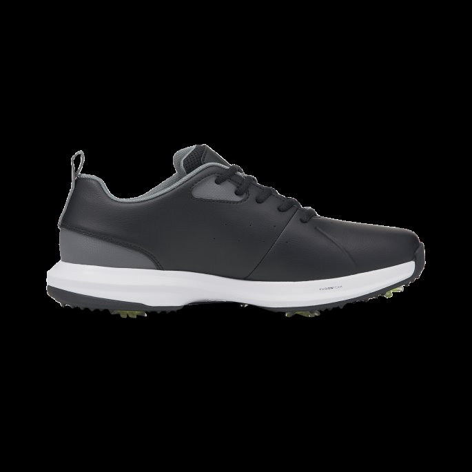 Svart-sølv-stille Skygge Fusion Fx Tech Herre Golfsko Puma På Tilbud