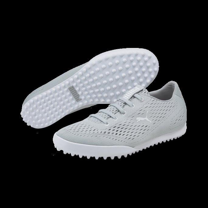 Monolite Fusion Slip-on Dame Golfsko Puma På Tilbud Høy Rise-hvit