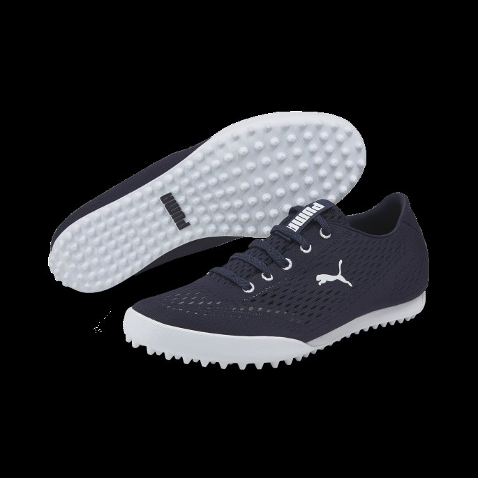 Monolite Fusion Slip-on Golfsko For Kvinner Marine Blazer-hvit Puma På Salg