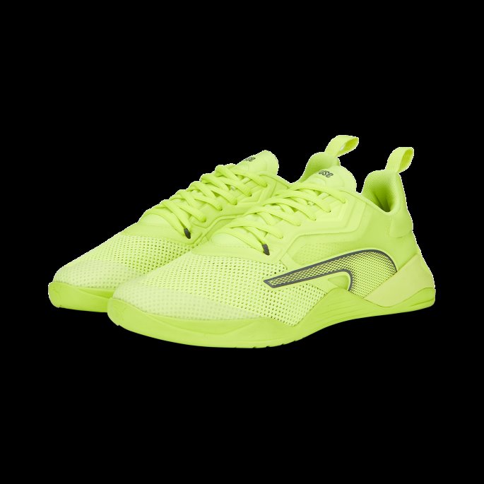 Fuse 2.0 Treningssko For Menn Puma På Tilbud Lime Squeeze-castlerock-svart