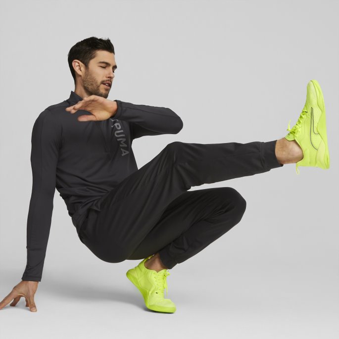 Puma På Tilbud Fuse 2.0 Treningssko For Menn Lime Squeeze-castlerock-svart