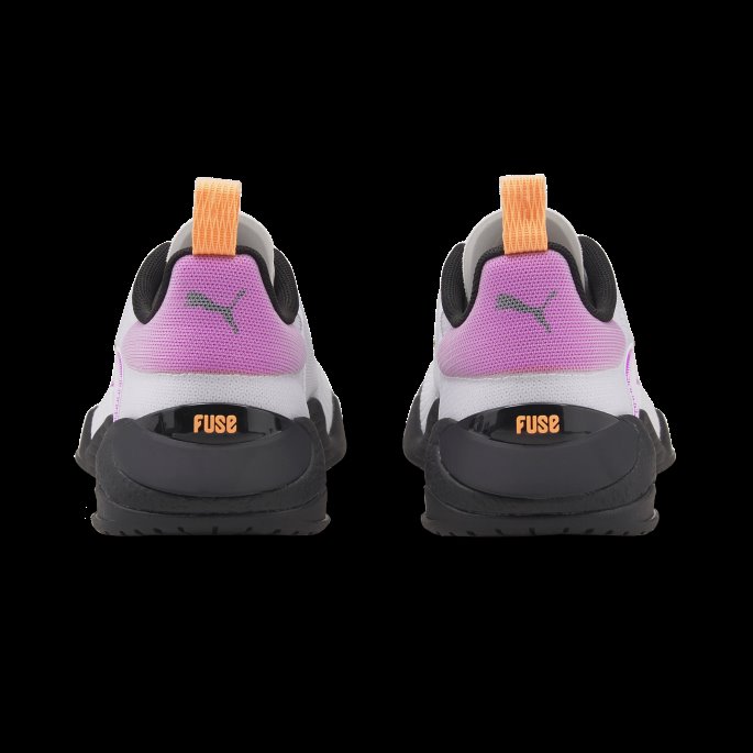 Puma På Tilbud Hvit-svart-orkide-neon Citrus Fuse 2.0 Treningssko For Kvinner