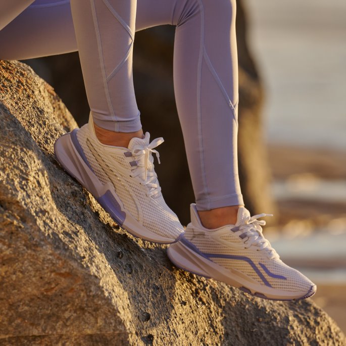 Puma På Tilbud Pwrframe Tr Kvinners Treningssko Hvit-påskeegg