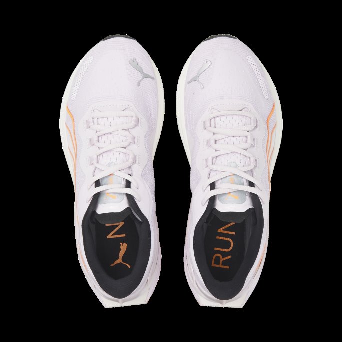 Puma På Tilbud Lavendel Tåke-sølv-neon Citrus Run Xx Nitro Løpesko For Kvinner
