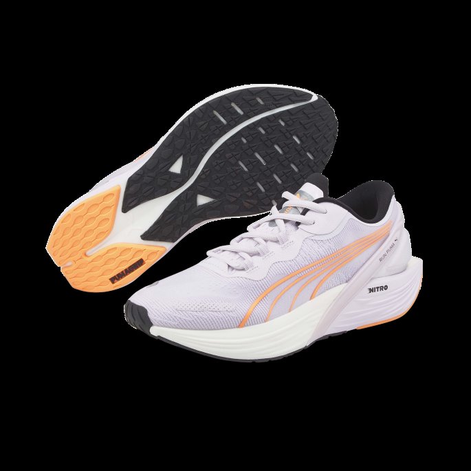 Puma På Tilbud Lavendel Tåke-sølv-neon Citrus Run Xx Nitro Wns Løpesko For Kvinner