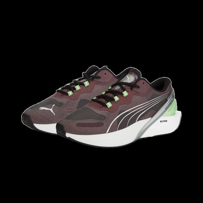 Puma På Tilbud Run Xx Nitro Løpesko For Kvinner Støvete Plomme-fizzy Eple-sølv