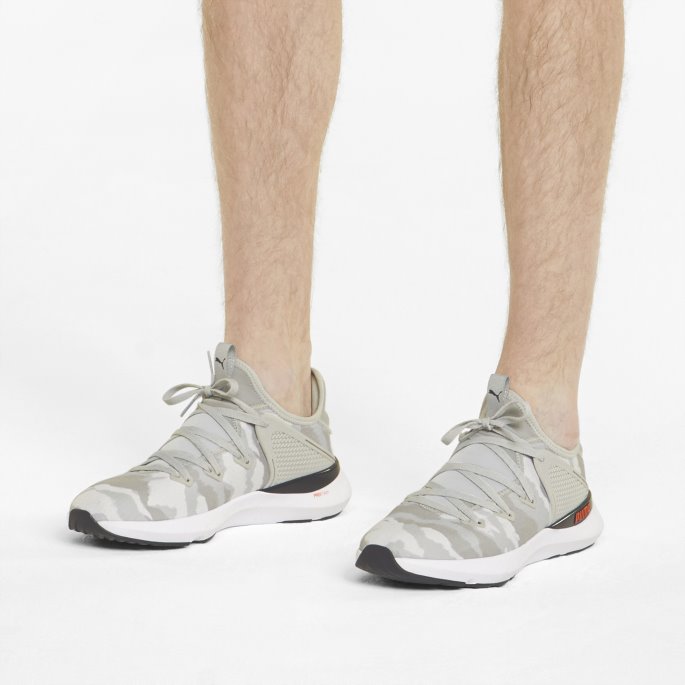 Pure Xt Outdoor Camo Herre Treningssko Puma På Tilbud Harbor Mist-cherry Tomat