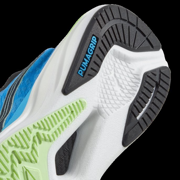 Puma På Tilbud Deviate Nitro Wildwash Joggesko For Menn Havdykk-fizzy Lime