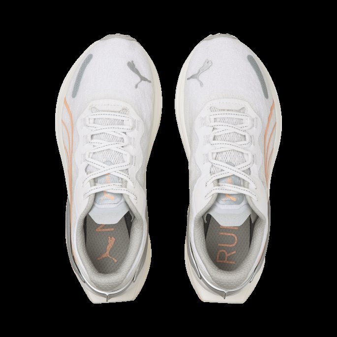 Hvit-sølv-fizzy Melon Run Xx Nitro Wildwash Joggesko For Kvinner Puma På Tilbud