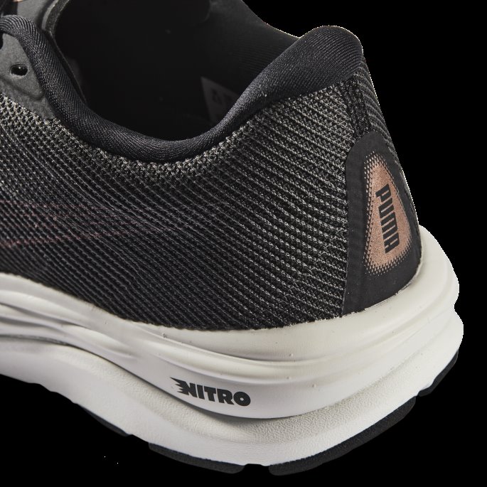 Puma På Tilbud Svart-rosa Gull Velocity Nitro 2 Løpesko For Kvinner