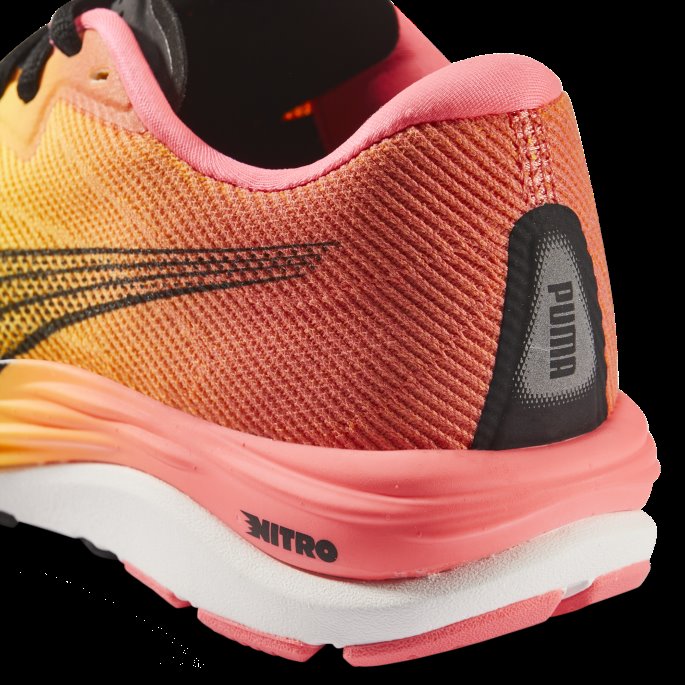 Velocity Nitro 2 Joggesko For Kvinner Sunset Glow-sun Stream Puma På Tilbud