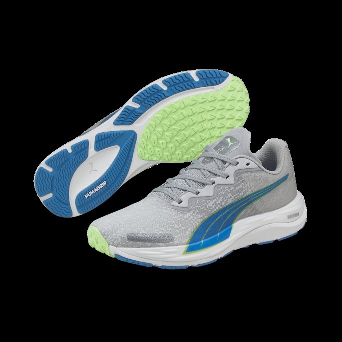 Harbor Mist-ocean Dive Puma På Tilbud Velocity Nitro 2 Wildwash Joggesko For Menn