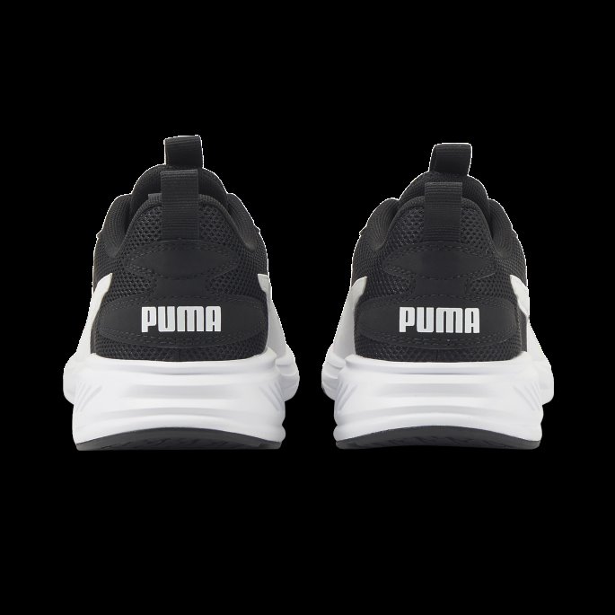 Puma På Tilbud Svart-hvit Forbrenne Joggesko