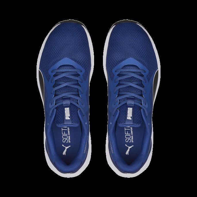Twitch Runner Joggesko Flammende Blå-svart-hvit Puma På Tilbud