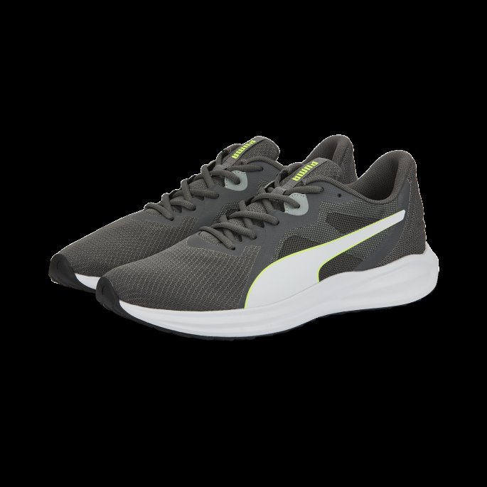 Puma På Tilbud Castlerock-lime Squeeze-white Twitch Runner Joggesko