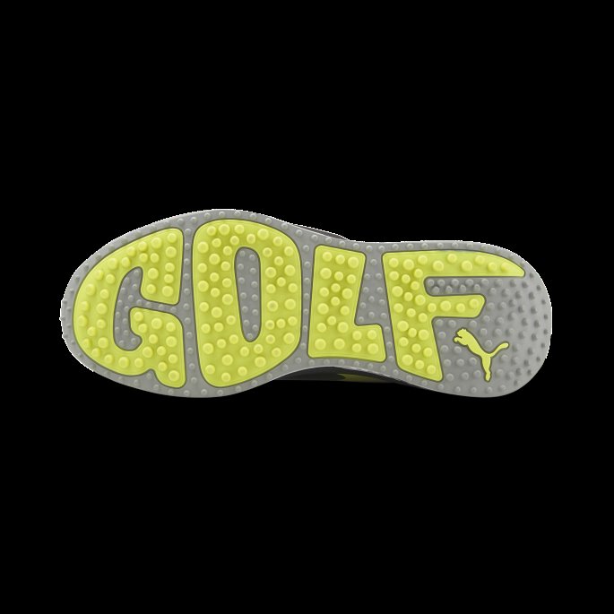 Puma På Tilbud Gs-fast Golfsko Hvit-svart-sikkerhetsgul