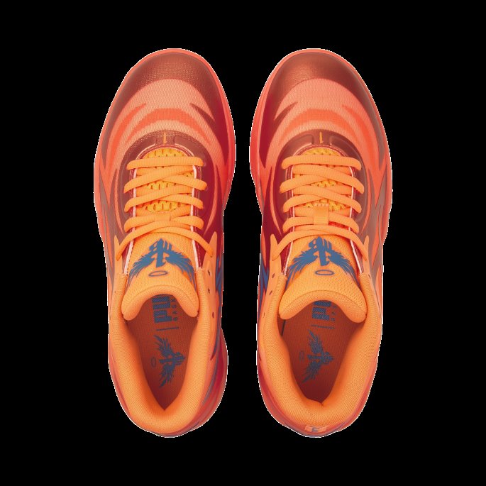 Mb.02 Basketballsko Brennende Korall-ultra Oransje Puma På Salg
