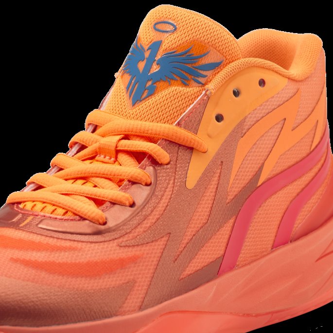 Puma På Tilbud Brennende Korall-ultra Oransje Mb.02 Basketballsko