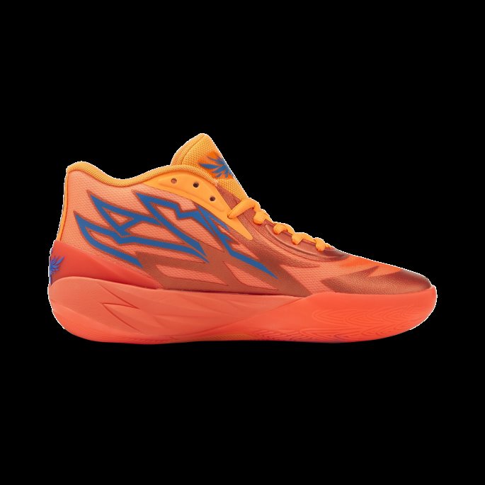 Brennende Korall-ultra Oransje Puma På Tilbud Mb.02 Basketballsko