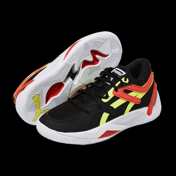 Black-cherry Tomat Puma På Tilbud Trc Blaze Court Basketball Sko