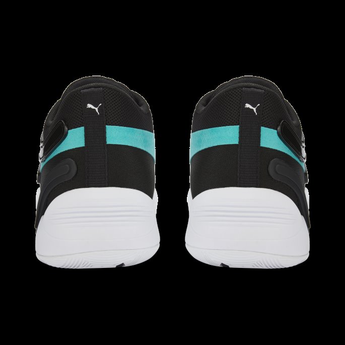 Puma På Tilbud Svart-dyp Aqua Trc Blaze Court Basketballsko