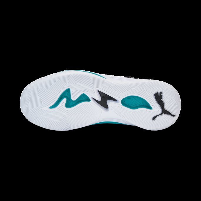 Puma På Tilbud Svart-dyp Aqua Trc Blaze Court Basketballsko