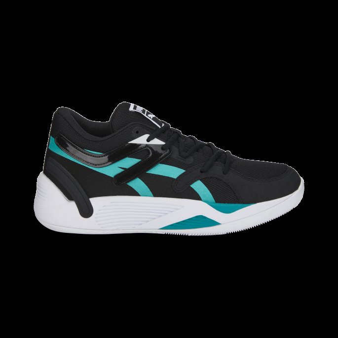 Puma På Tilbud Svart-dyp Aqua Trc Blaze Court Basketballsko