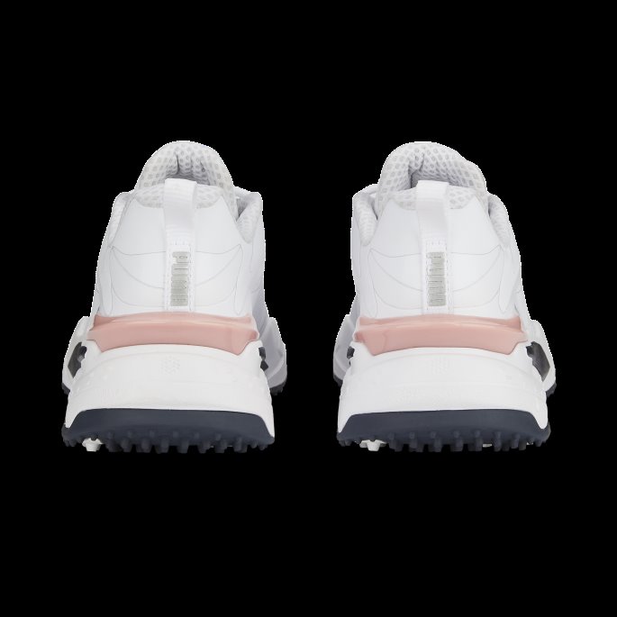 Hvit-marine Blazer-flamingo Rosa Puma På Tilbud Gs-raske Golfsko For Kvinner