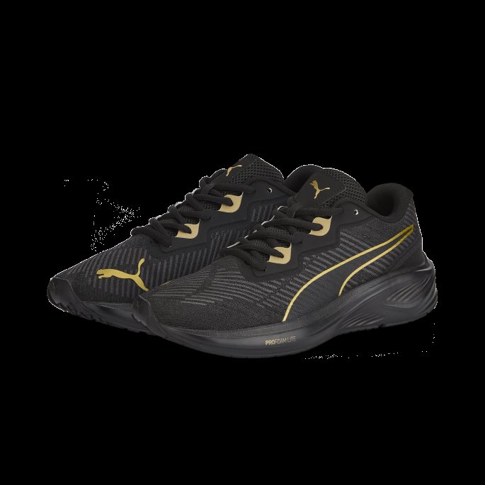 Black-team Gold Puma På Tilbud Aviator Profoam Sky Joggesko