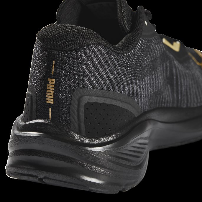 Black-team Gold Puma På Tilbud Aviator Profoam Sky Joggesko