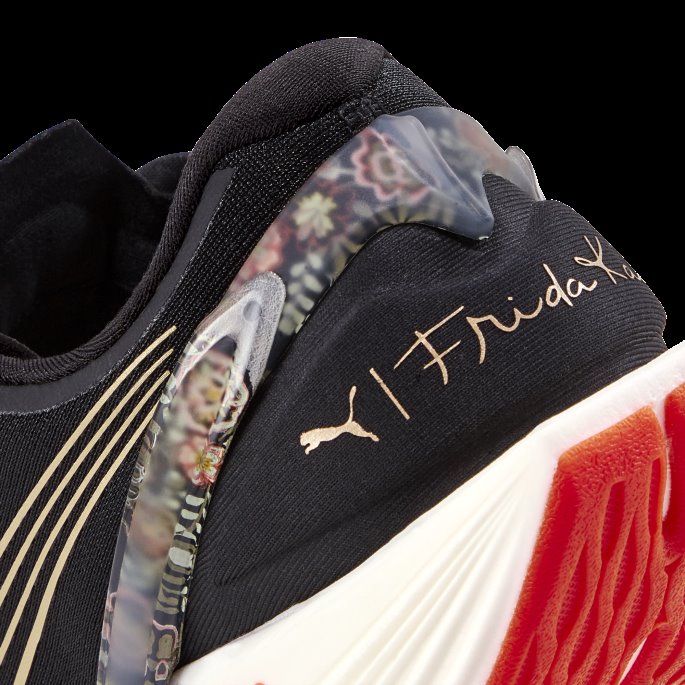 Puma På Tilbud Black-firelight-team Gold Xx Frida 1 Nitro Dame Joggesko