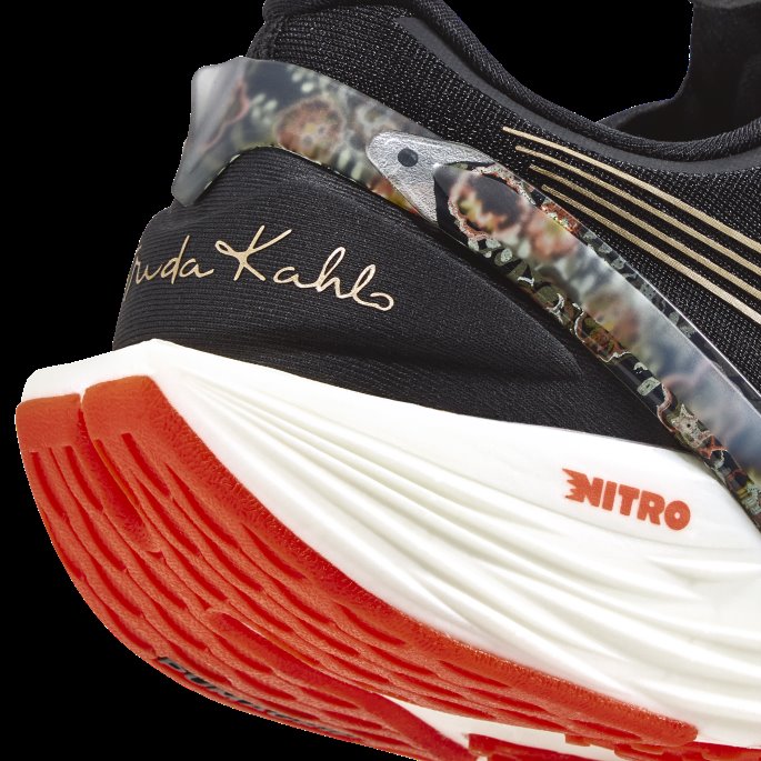 Puma På Tilbud Black-firelight-team Gold Xx Frida 1 Nitro Dame Joggesko