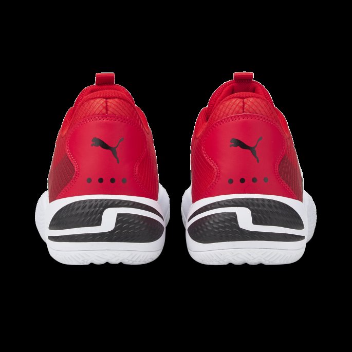 Hvit-høyrisiko Red Court Rider 2.0 Basketballsko Puma På Salg