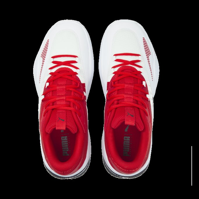Hvit-høyrisiko Red Court Rider 2.0 Basketballsko Puma På Salg
