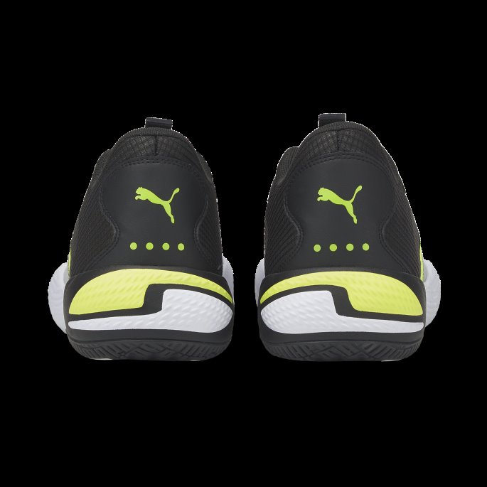 Hvit-gul Alert Puma På Tilbud Court Rider 2.0 Basketball Sko