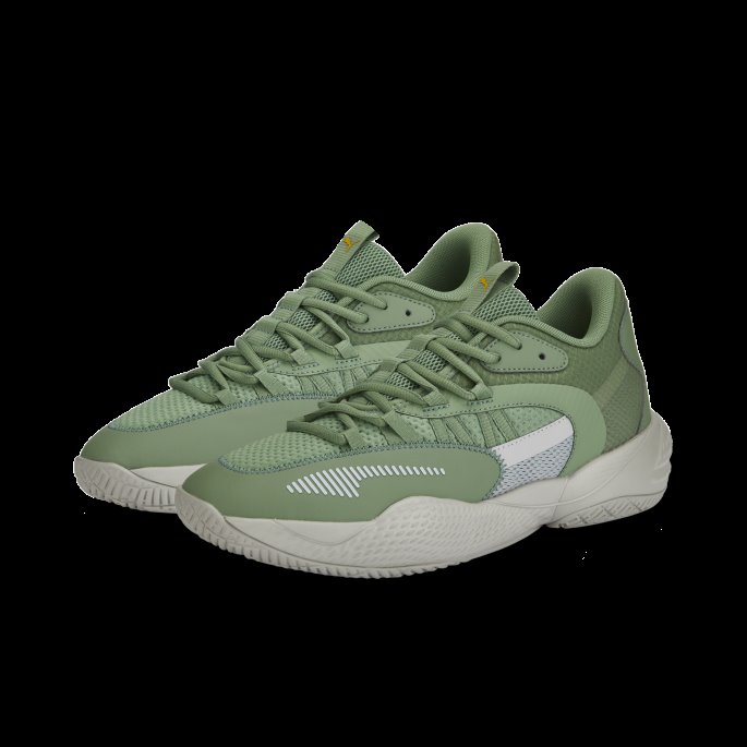 Puma På Tilbud Støvete Green-harbor Mist Court Rider 2.0 Basketball Sko