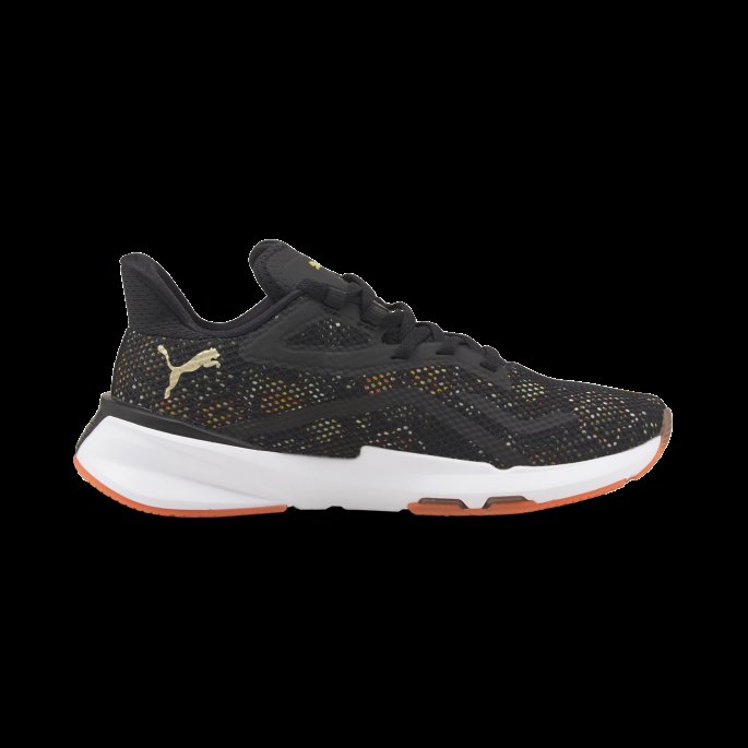 Puma På Tilbud X Frida Kahlo Pwrframe Tr Floral Treningssko For Kvinner Svart-firelight-metallisk Gull