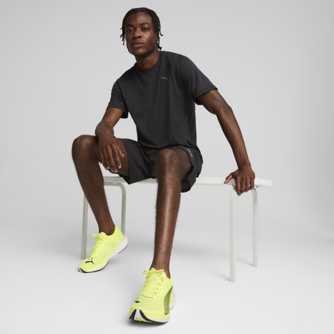 Puma På Tilbud Lime Squeeze-black Deviate Nitro 2 Løpesko Herre
