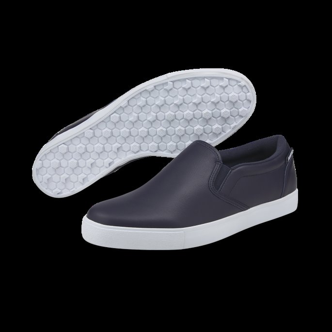 Puma På Tilbud X Arnold Palmer Original Slip-on Golfsko For Menn Marineblå Blazer